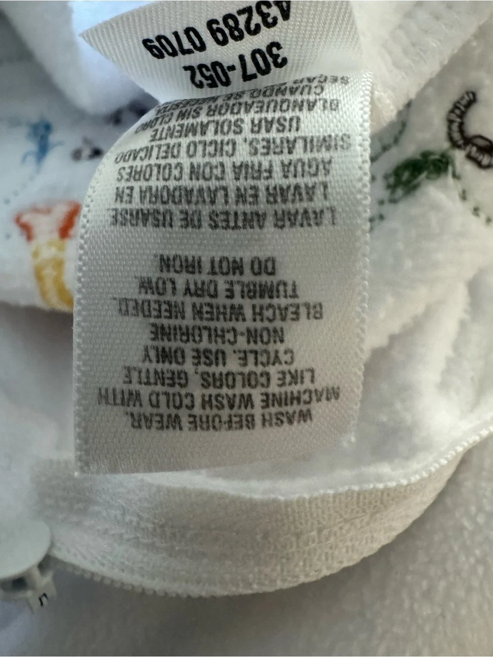 Carter's Sleep Sack 0-9 Months White Green Fleece Full Zip Baby Wearable Blanket